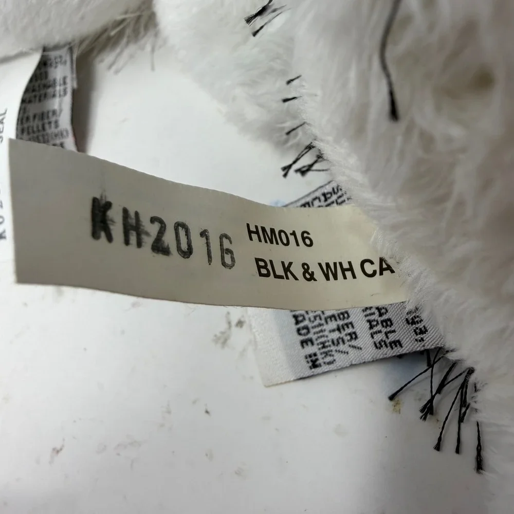 Ganz Webkinz Plush Lot Harp Seal HM023 & Black and White Cat HM016 Set of 2
